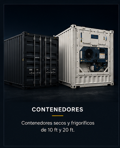 Contenedores secos y frigoríficos