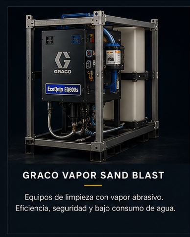 Máquina Graco de vapor sand blast